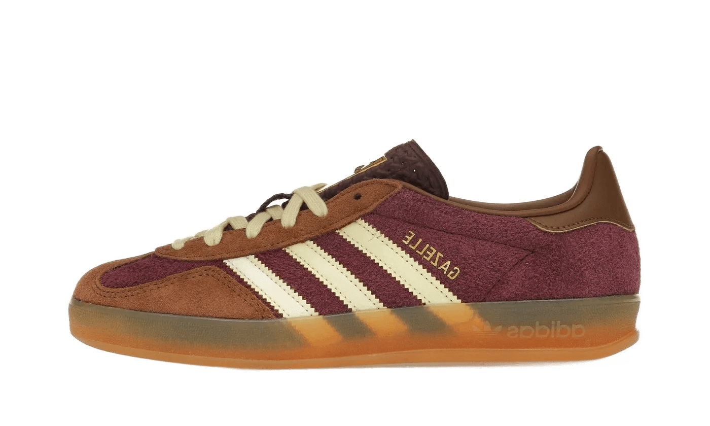 Adidas Gazelle Indoor Maroon Almost Yellow - JI0324