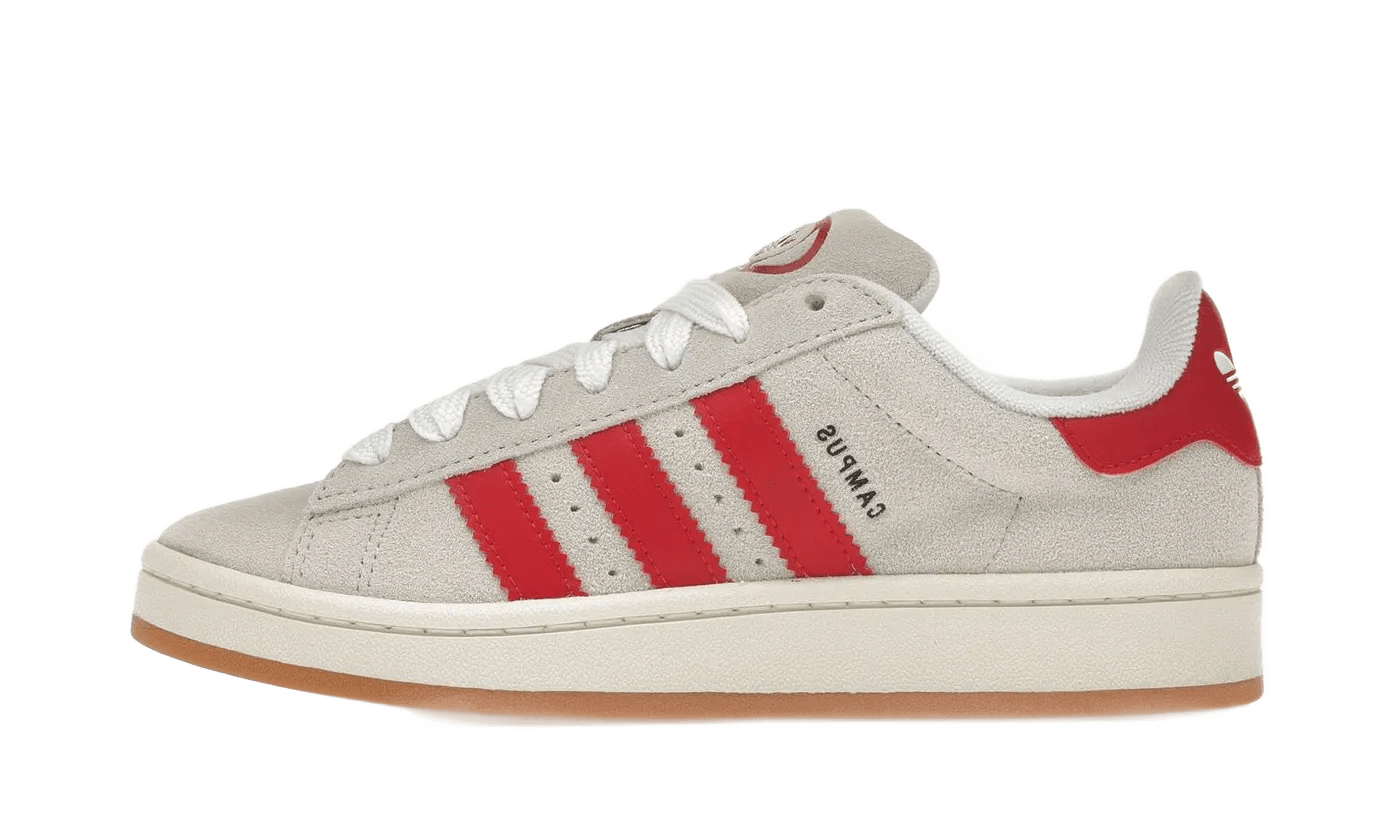 Adidas Campus 00s Crystal White Better Scarlet - GY0037