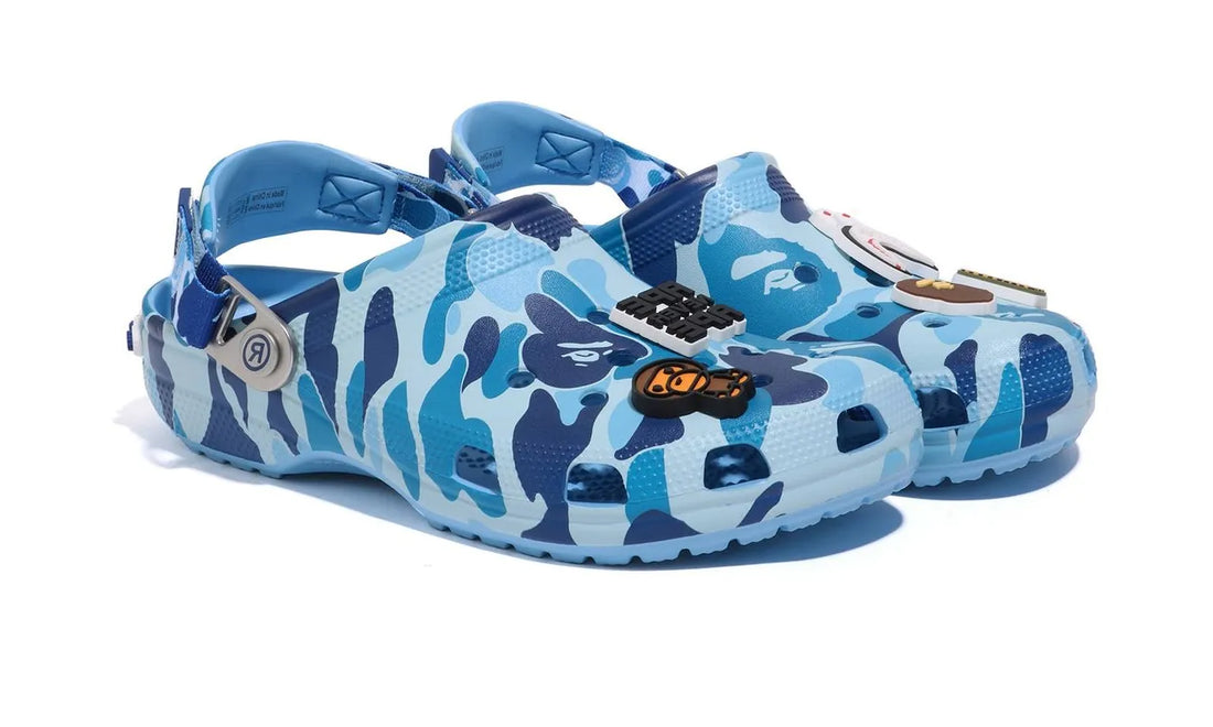 Crocs Classic Clog A Bathing Ape ABC Camo Blue - 209627-4TB