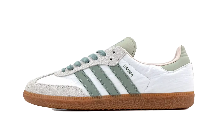 Adidas Samba OG Cloud White Silver Green (ID0492) - Letzsneak.dk Adidas Samba OG Cloud White Silver Green (ID0492) - Letzsneak.dk
