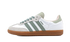 Adidas Samba OG  Cloud White Silver Green - ID0492