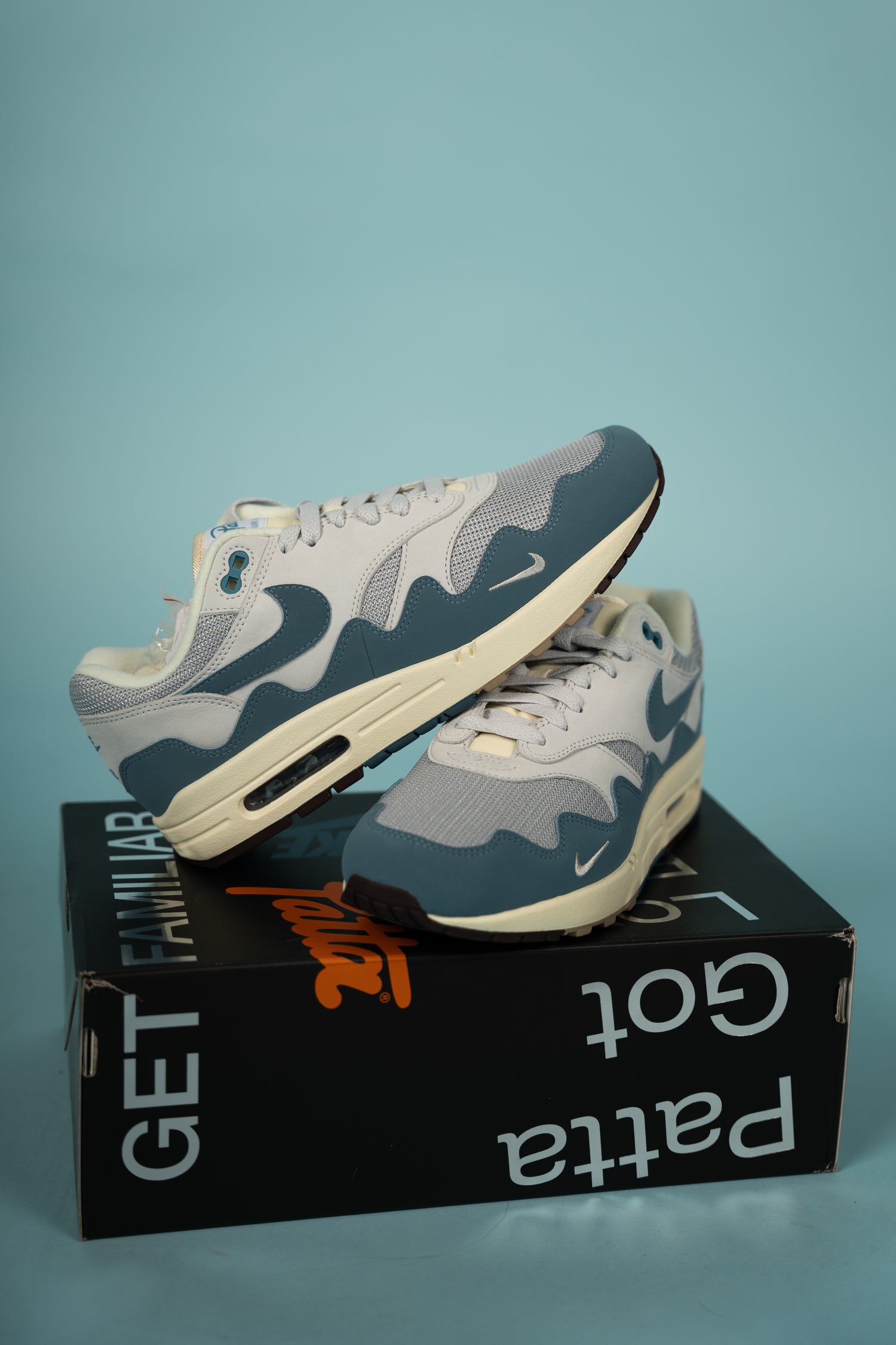 Air Max 1 Patta Noise Aqua