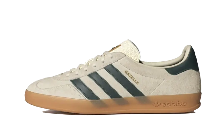 Adidas Gazelle Indoor Cream White Collegiate Green Gum - IH7502