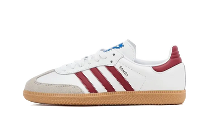 Adidas Samba OG White Burgundy Gum - IF3813