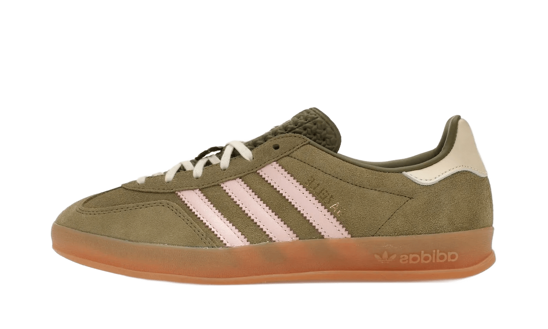 Adidas Gazelle Indoor Focus Olive Clear Pink - JH6475