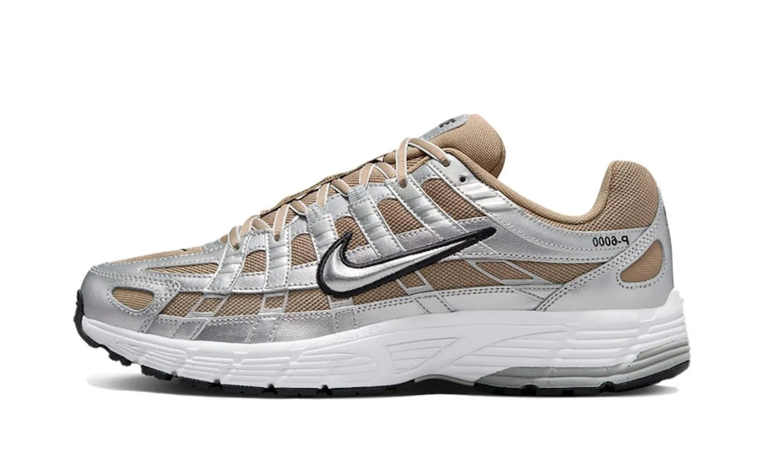Nike P-6000 Khaki Metallic Silver - HQ3030-200