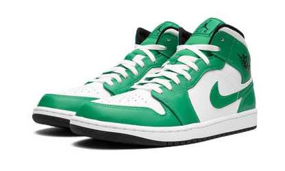 air-jordan-1-mid-lucky-green-raven-sneakers