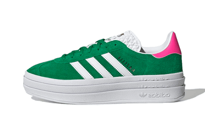 gazelle-bold-green-lucid-pink-raven-sneakers