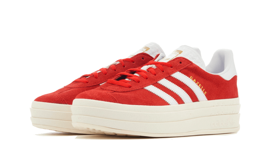 gazelle-bold-red-cloud-white-raven-sneakers