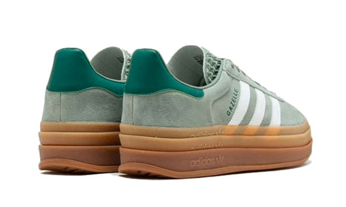 gazelle-bold-silver-green-raven-sneakers