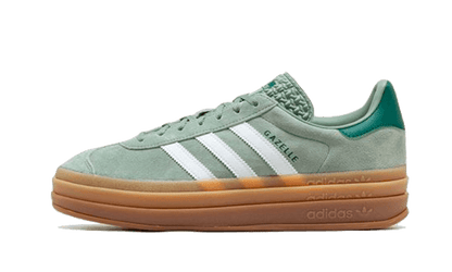 gazelle-bold-silver-green-raven-sneakers