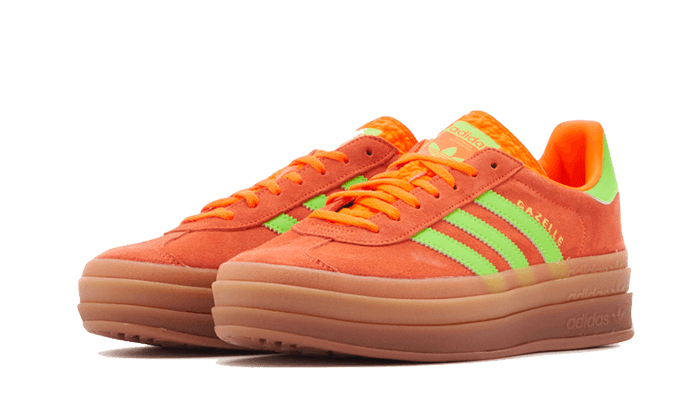 gazelle-bold-solar-orange-solar-green-raven-sneakers