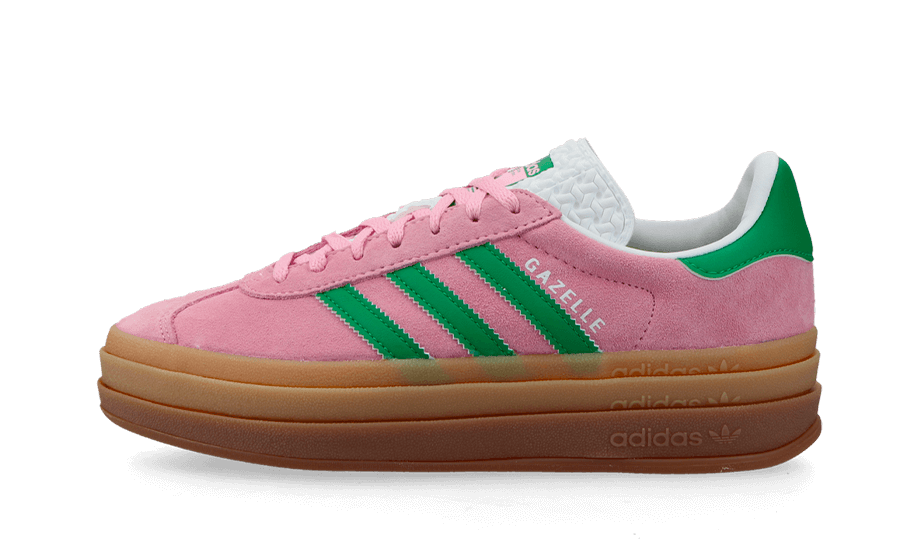 gazelle-bold-true-pink-green-cloud-white-raven-sneakers