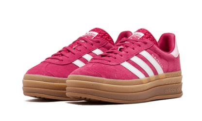 gazelle-bold-wild-pink-raven-sneakers