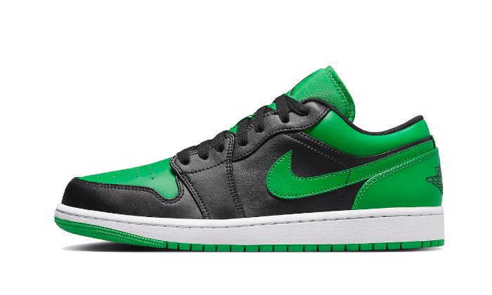 air-jordan-1-low-lucky-green-raven-sneakers