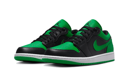 air-jordan-1-low-lucky-green-raven-sneakers