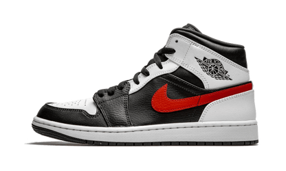 air-jordan-1-mid-black-chile-red-white-raven-sneakers