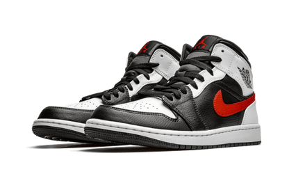 air-jordan-1-mid-black-chile-red-white-raven-sneakers