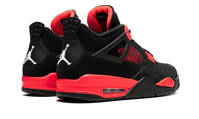 air-jordan-4-retro-red-thunder-raven-sneakers