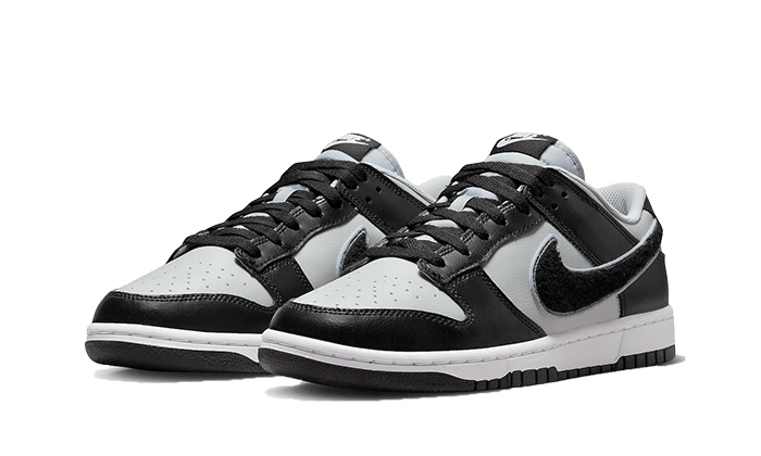 dunk-low-chenille-swoosh-grey-black-raven-sneakers