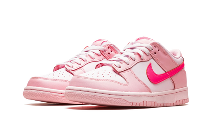 dunk-low-triple-pink-barbie-raven-sneakers